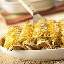 Cheesy Chicken Enchiladas Verde